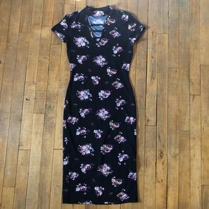 Floral midi dress